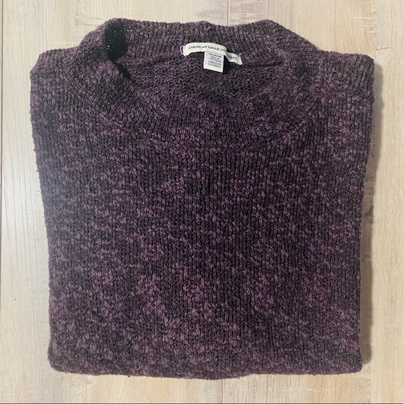AMERICAN EAGLE DARK PURPLE SWEATER 💕 - Picture 5 of 5